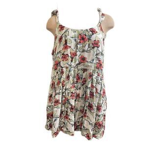 NWT Free People White Dear You Floral Dress Size Medium New